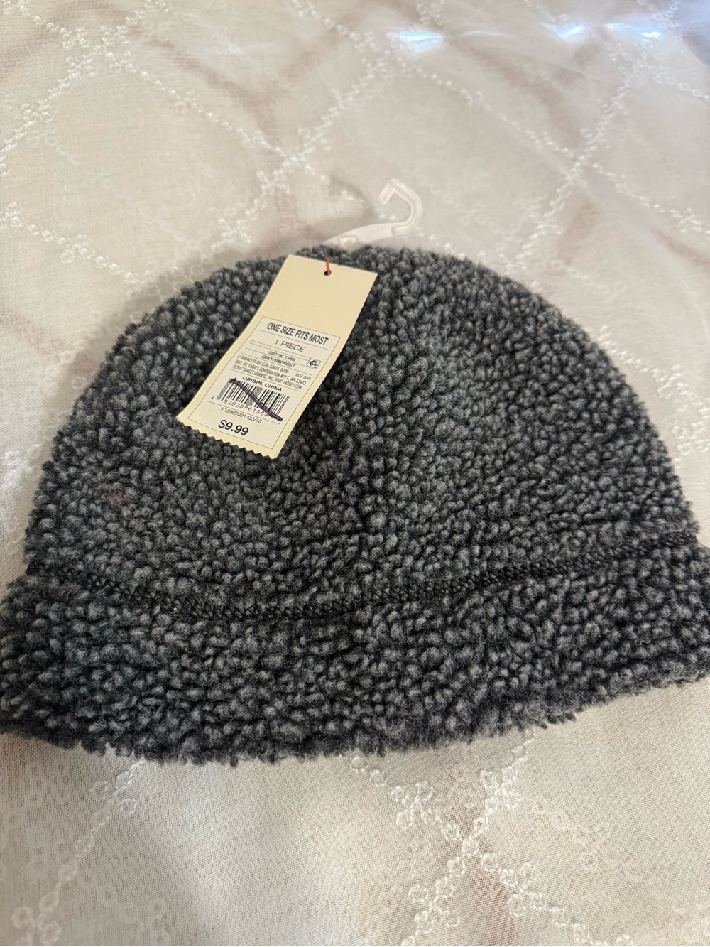 H&M Kids Sherpa Beanie Hat - Charcoal